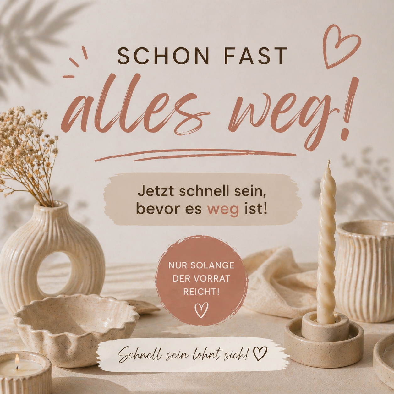 Komplettes Sortiment