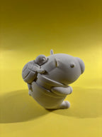 Capybara mit Schildkröten-Rucksack