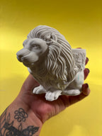 Mini-Löwenfigur mit Schale