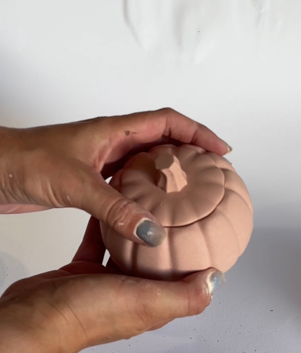 Keramik Kürbis-Schale