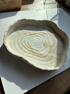 Keramik-Tablett „Baumscheibe“