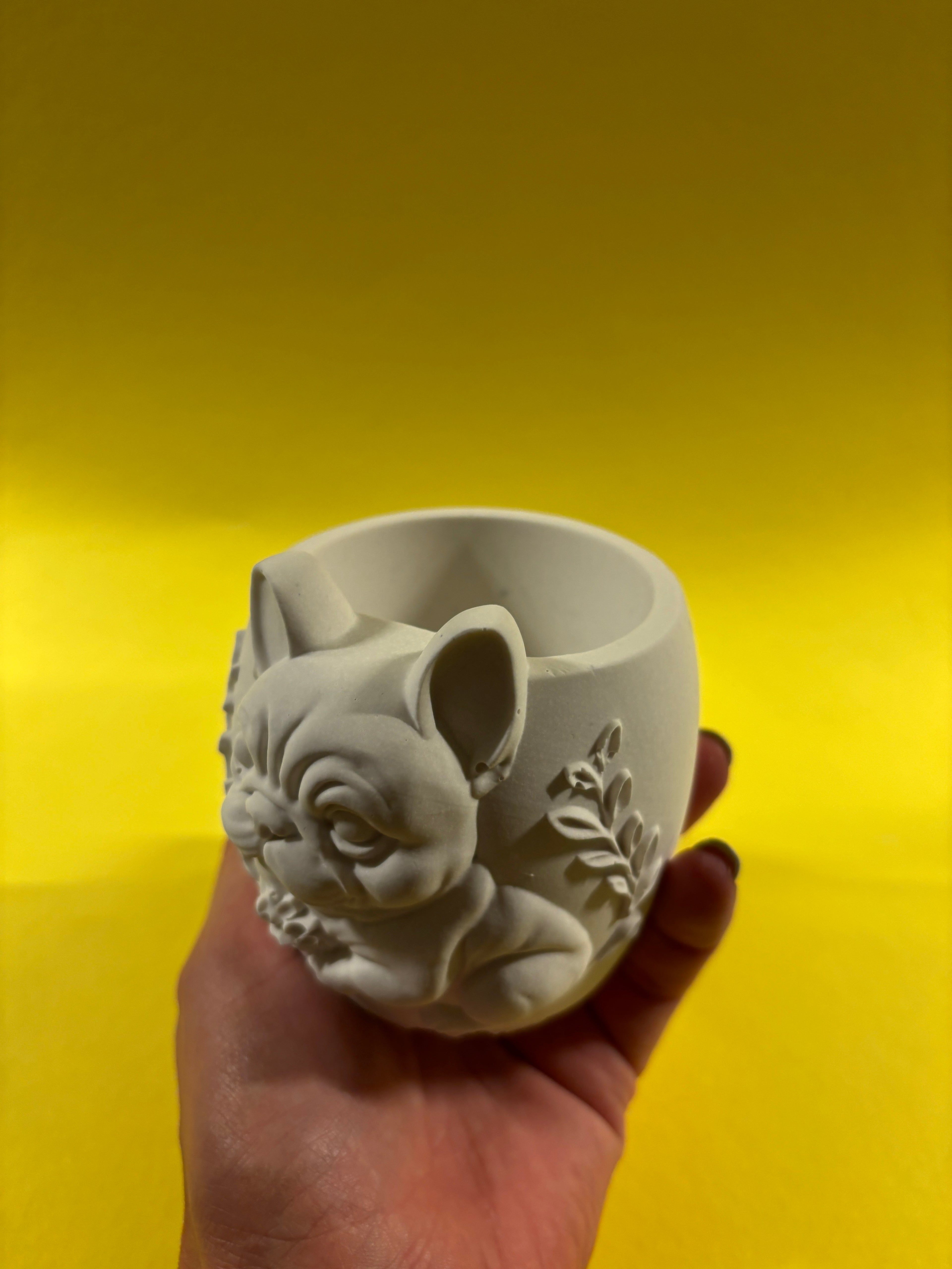 Französische Bulldogge Mini-Topf