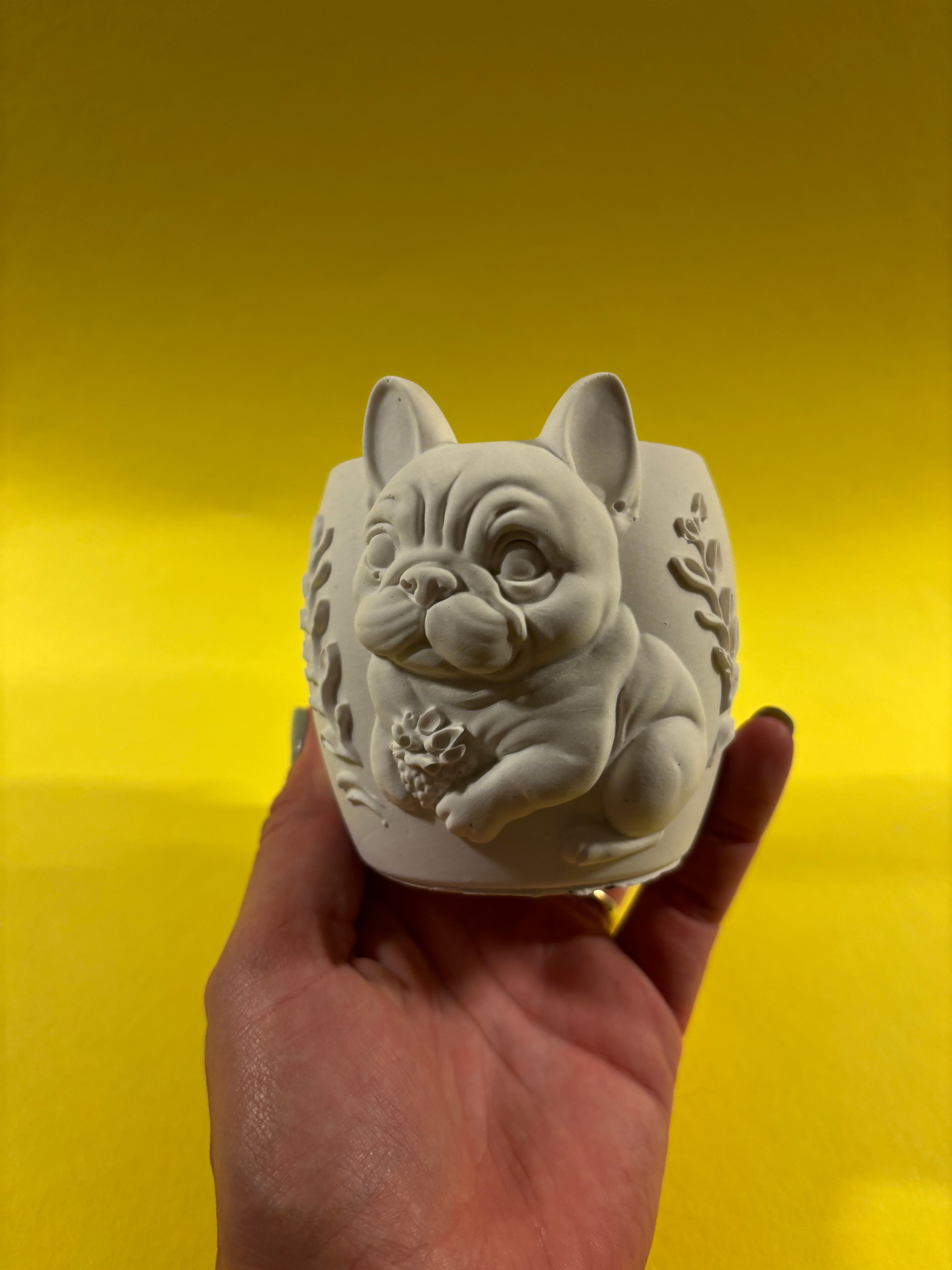 Französische Bulldogge Mini-Topf