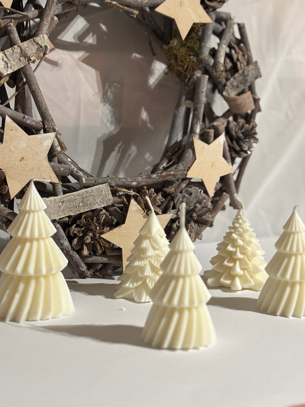 Tannenbaum-Kerzen Set (4-teilig)