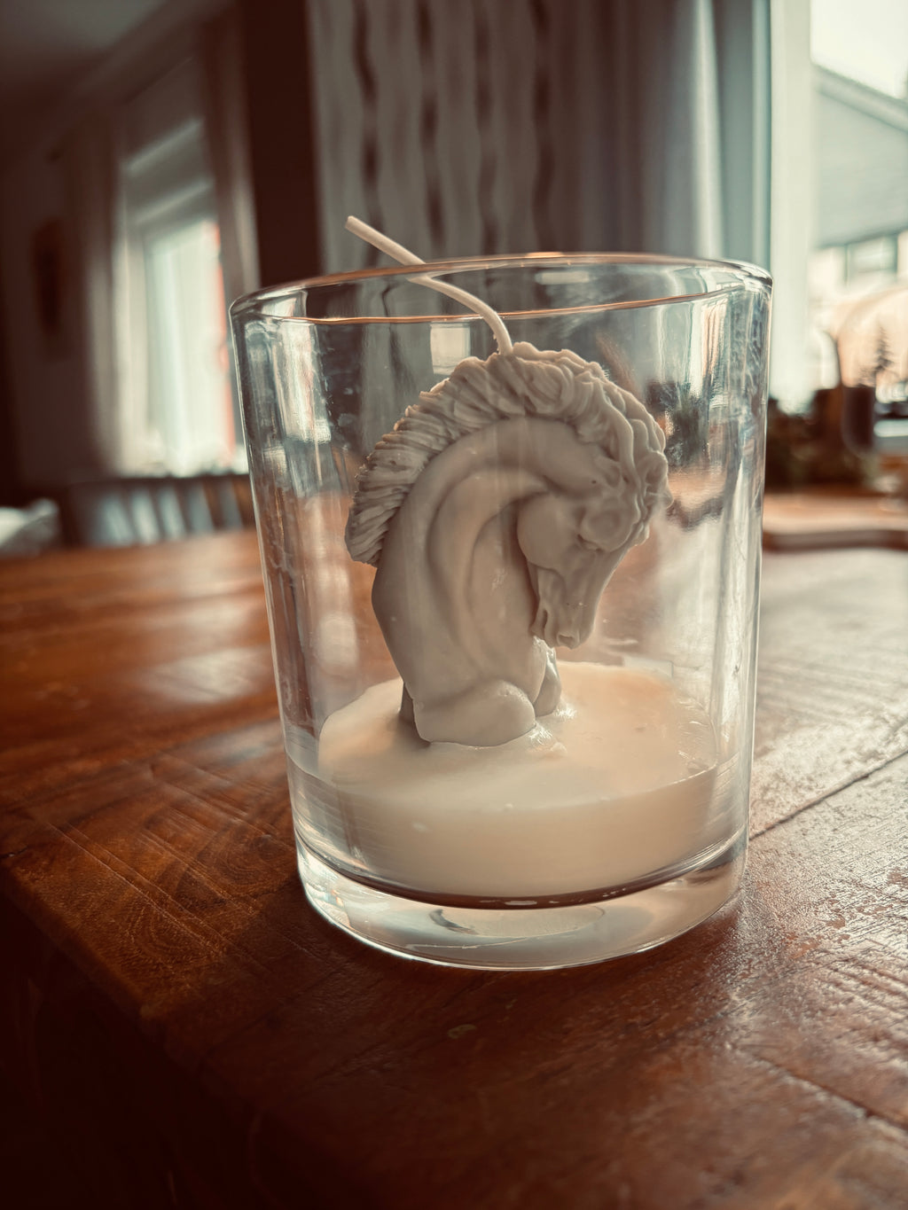Pferd – Kerze im Glas