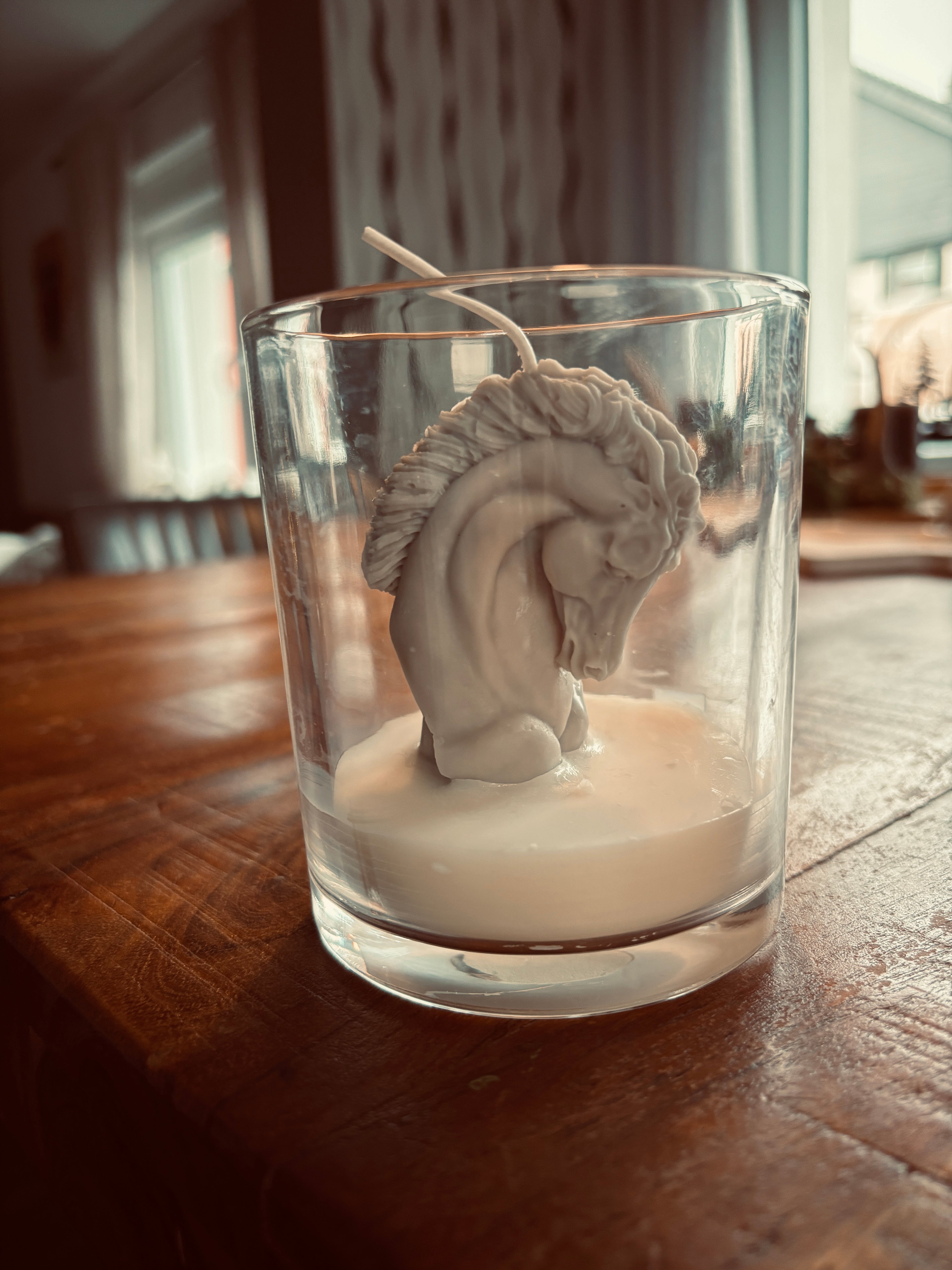 Pferd – Kerze im Glas