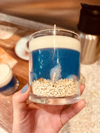 B Ware Deko-Kerze „Meerblick“