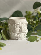 Der Denker – handgegossene Keramikfigur