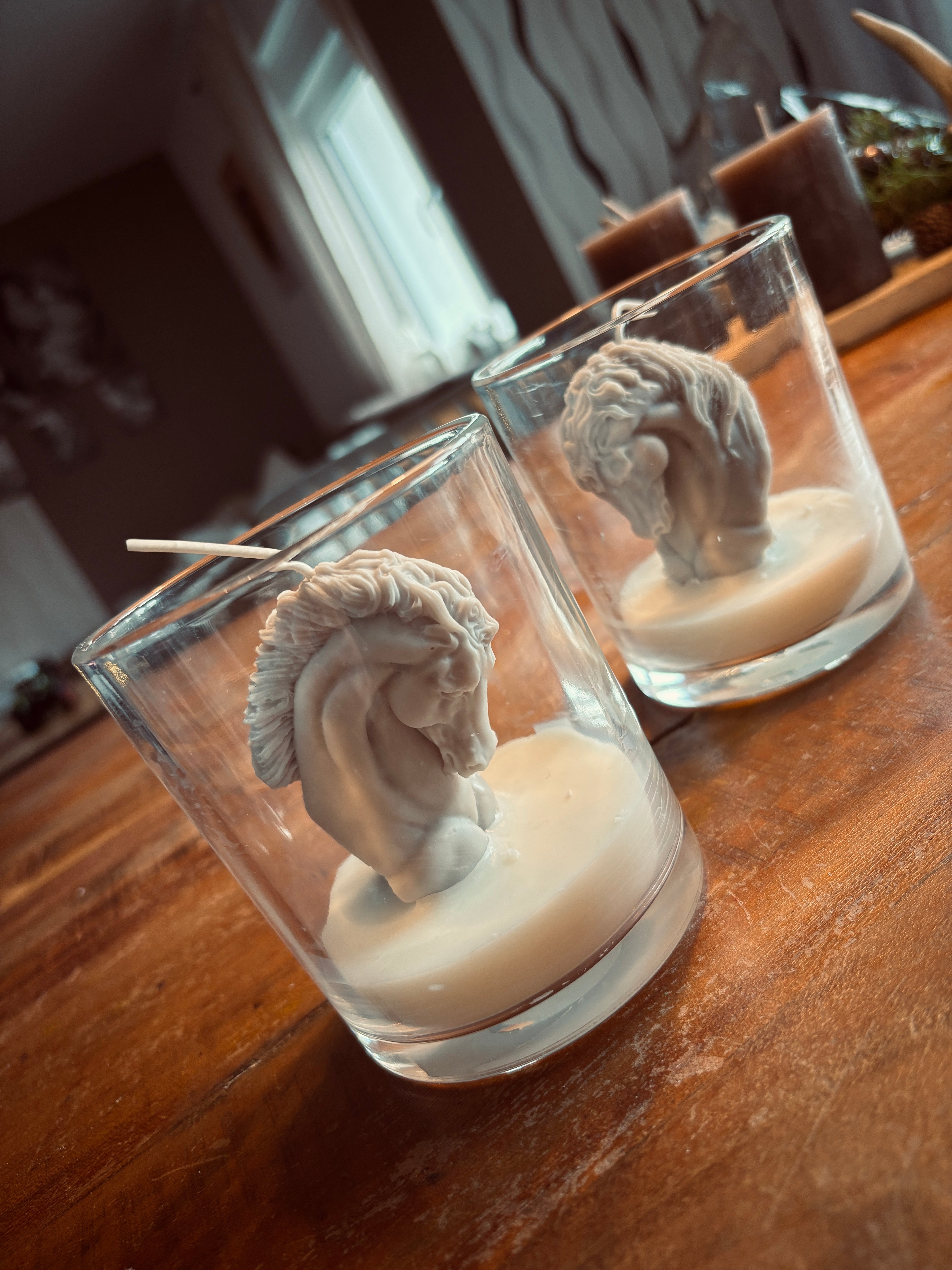 Pferd – Kerze im Glas